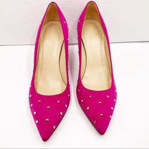 🆕{Kate Spade} Jacinda Suede Studded Pumps